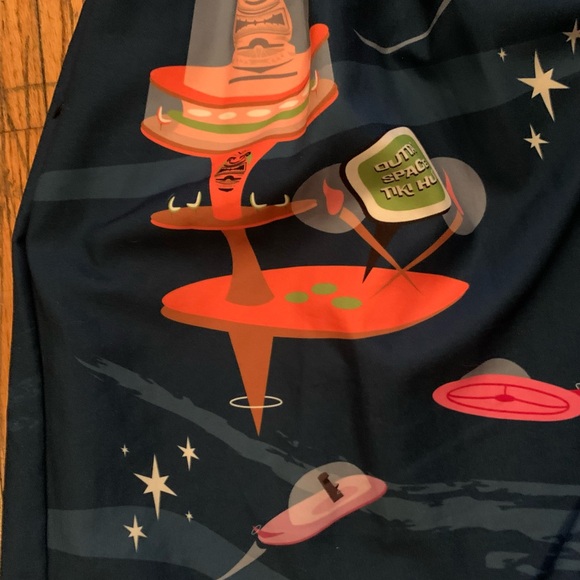 Tiki Atomic Punk Swing Skirt - Oblong Box Shop - Size Large - Picture 7 of 9